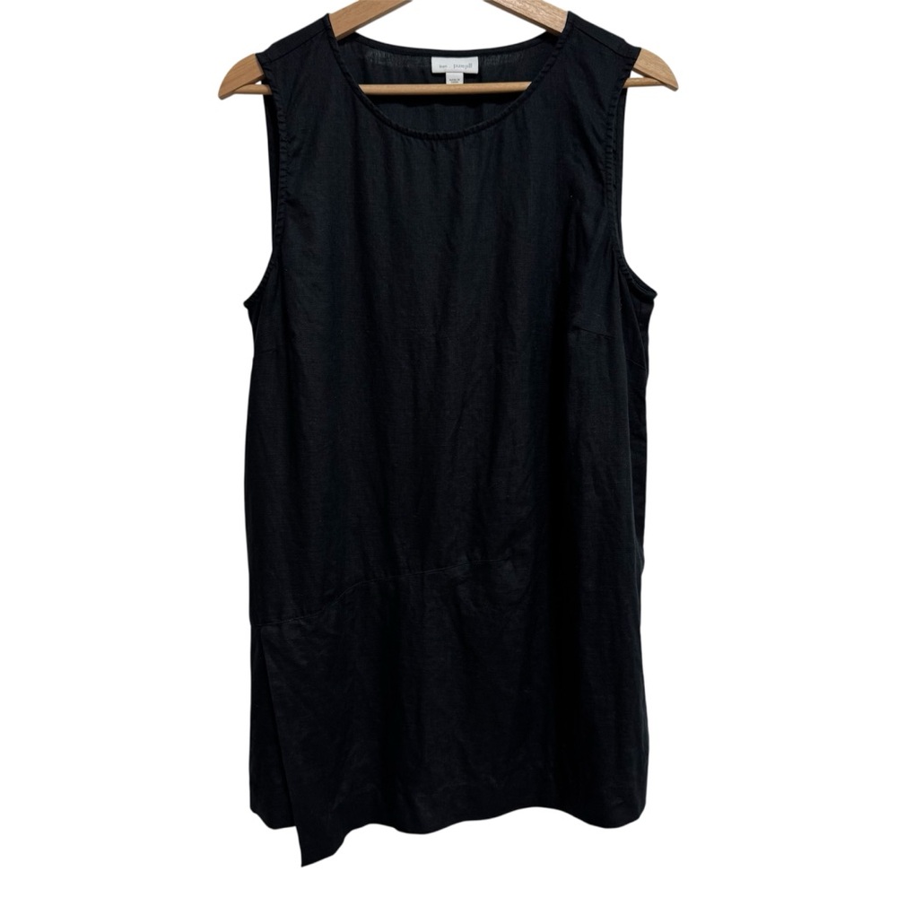 J. Jill PureJill 100% Linen Tunic Blouse Top‎ Women Medium Asymmetric Lagenlook